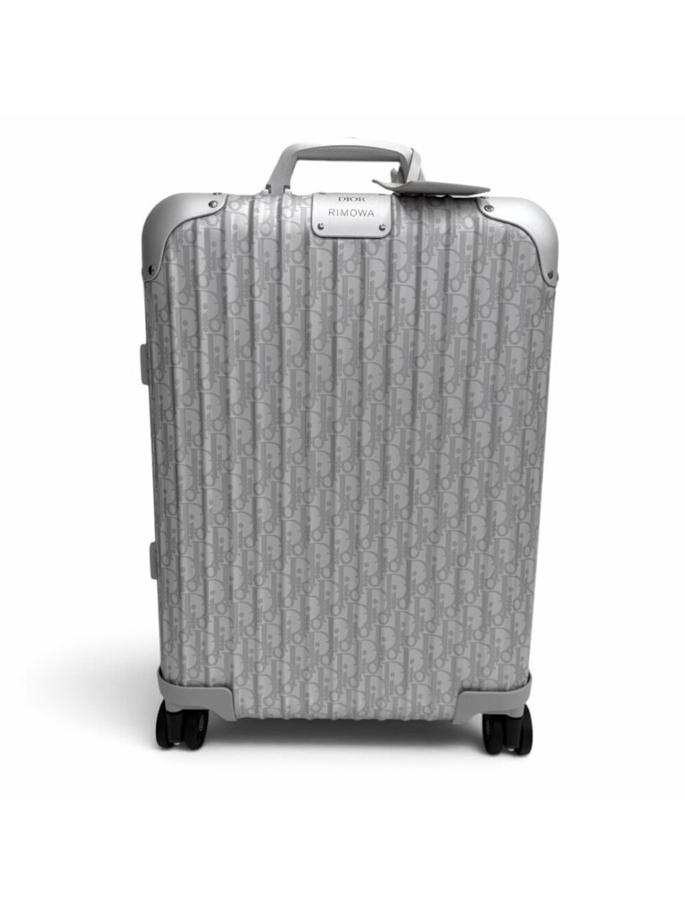 Dior Rimowa Homme Oblique Cabin Al Mini Um Carry Case Suitcase Silver Travel Bag